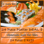 Takeaway ADVOCATE DEAL 8 / R119,00 for this 24 Piece Salmon & Prawn Platter Special Takeaway ADVOCATE DEAL 8 / R119,00 for this 24 Piece Salmon & Prawn Platter Special